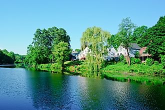 Charles River in South Natick Dam Park Natick Massachusetts USA