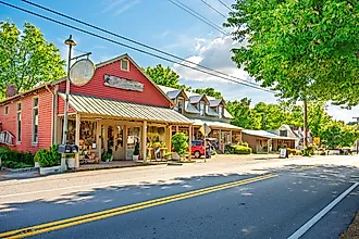 Main street Leiper's Fork, Tennessee