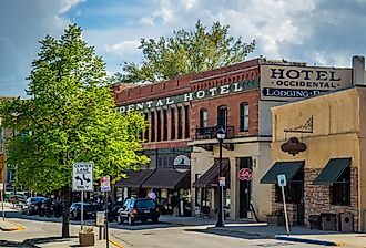 The Occidental Hotel in Buffalo, Wyoming. Image credit Cheri Alguire via Shutterstock.com