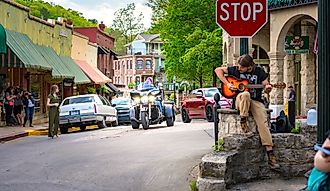 Eureka Springs, Arkansas. Editorial credit: shuttersv / Shutterstock.com