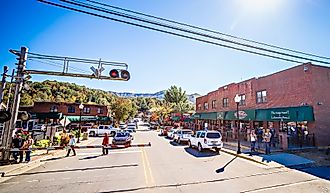 Scenic view of Bryson City, North Carolina. Editorial credit: digidreamgrafix / Shutterstock.com