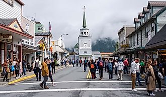 Sitka, Alaska. Editorial credit: Jeff Whyte / Shutterstock