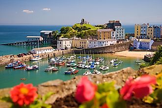 Tenby Harbour, Tenby, Pembrokeshire, Wales, UK