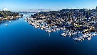 A picturesque day in Gig Harbor, Washington.