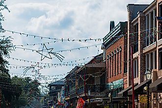 Christmas Lights at Natchitoches Holiday Festival, Natchitoches, Louisiana.