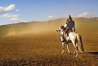 Ancient Mongolian warrior