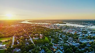 Aerial view of Davenport. Editorial credit: Eduardo Medrano / Shutterstock.com