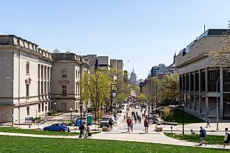 University of Wisconsin campus in Madison, Wisconsin.