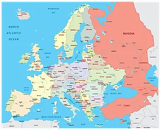 Map of Europe