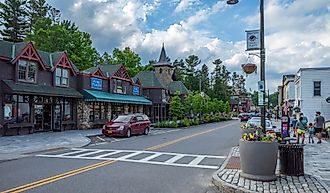 Downtown Lake Placid, New York. Image credit Karlsson Photo via Shutterstock.com