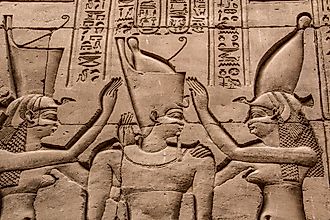 Ptolemy IV crowning.