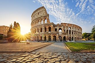 The Colosseum in Rome, Italy