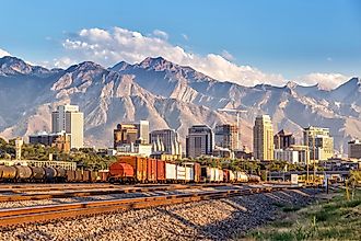 The gorgeous Utah city of Salt Lake City.