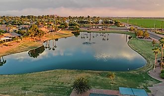 Overlooking Sun City, Arizona.