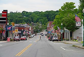 Downtown Ellsworth, Maine. Editorial credit: EQRoy / Shutterstock.com