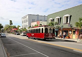 Donnelly Street in Mount Dora, Florida. Editorial credit: Jillian Cain Photography / Shutterstock.com.