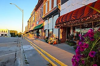 Downtown in Pawnee City, Nebraska. Courtesy of Ryan Swihart