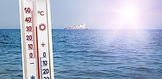 Climate change is leading to warmer ocean temperatures.