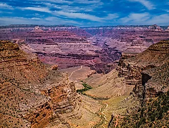 Bright Angel Trail in the Grand Canyon