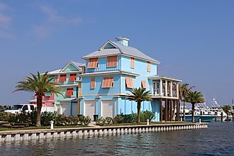 Vacation rental homes in Grand Isle, Louisiana.