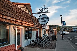 Fireweed Bike Coop Shop in Grand Marais, Minnesota. Image credit Tony Webster, CC BY 2.0, Wikimedia Commons