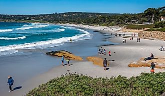 The beach in Carmel-by-the-Sea, California. Image credit David A Litman via Shutterstock
