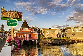 Small harbor in Kennebunkport, Maine. Image credit Enrico Della Pietra via Shutterstock
