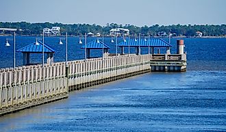 Pier at Bay St. Louis. Image credit clayton harrison via Shutterstock.