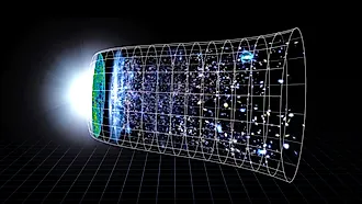 A NASA visualization shows the universe expanding over 13.77 billion years, with dark energy causing expansion to speed up in more recent cosmic history. Image Credit: NASA’s Goddard Space Flight Center.