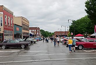 Downtown street in Paola, Kansas. Image credit Matt Fowler KC via Shutterstock