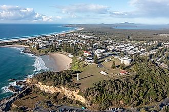The town of Yamba, Australia