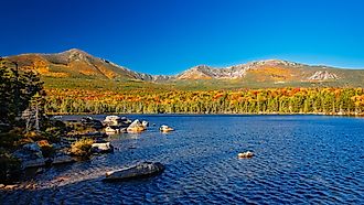 Sandy Stream Pond in Baxter State Park, Maine. 