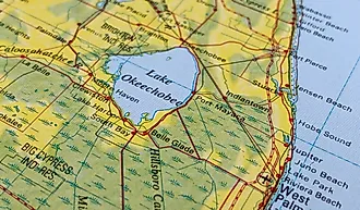 Lake Okeechobee, Florida, USA.