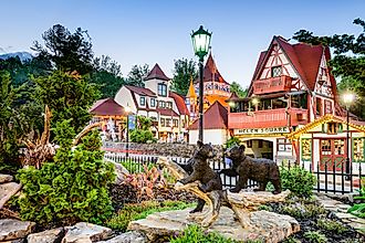 The beautiful Helen Square in Helen, Georgia. Image credit: Sean Pavone via Shutterstock.com