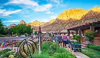 Springdale, Utah, the gateway to Zion National Park. Image credit: f11photo / Shutterstock.com.