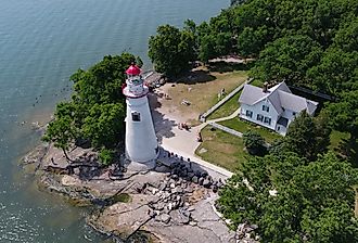Marblehead Lighthouse in Marblehead, Ohio.