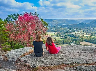 Scenic landscape near Berea, Kentucky.