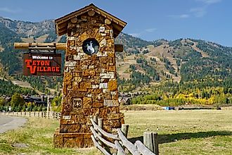 Teton Village in Wyoming. Editorial credit: George Wirt / Shutterstock.com