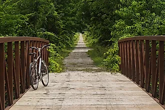 Rail Trail in Southern Ontario