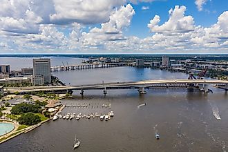 St. Johns River in downtown Jacksonville, Florida