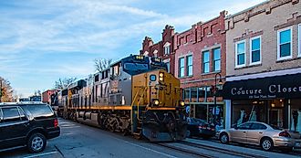 Downtown La Grange, Kentucky. Image credit: Gene via Flickr.com.