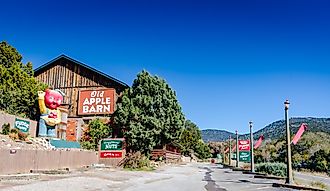 Old Apple Barn in High Rolls, New Mexico. Image credit: Sandra Foyt / Shutterstock.com.