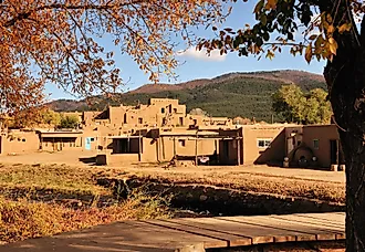 Taos Pueblo in Taos, New Mexico.