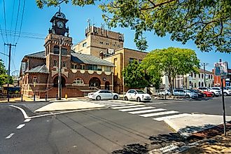 Lismore, New South Wales: Historical Post and Telegraph office building, via Alex Cimbal / Shutterstock.com