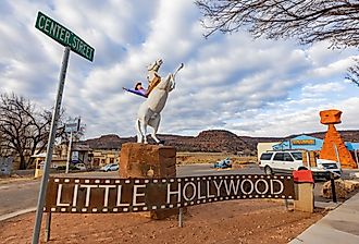 Little Hollywood sign in Kanab, Utah. Image credit Kit Leong via Shutterstock