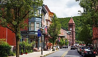  The charming town of Jim Thorpe, Pennsylvania. Image credit: EQRoy / Shutterstock.com.