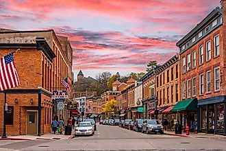 Downtown Galena, Illinois.