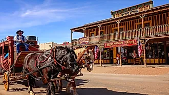 Historic streets of Tombstone, Arizona. Image credit CrackerClips Stock Media via Shutterstock