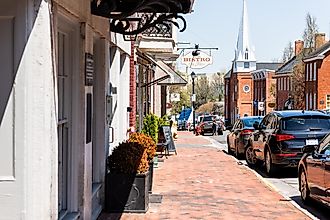 Historic downtown town city in Lexington, Virginia, via Kristi Blokhin / Shutterstock.com