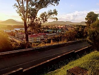 Roads are the principal means of transportation in the city of Maseru. 